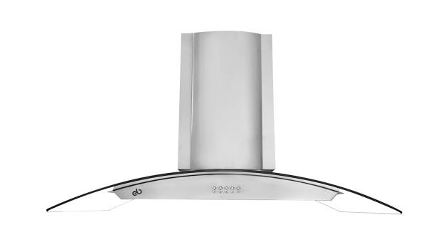 Campana Pared 90 cm EB EB-388C Cristal inox Acero 01 - ALKIA
