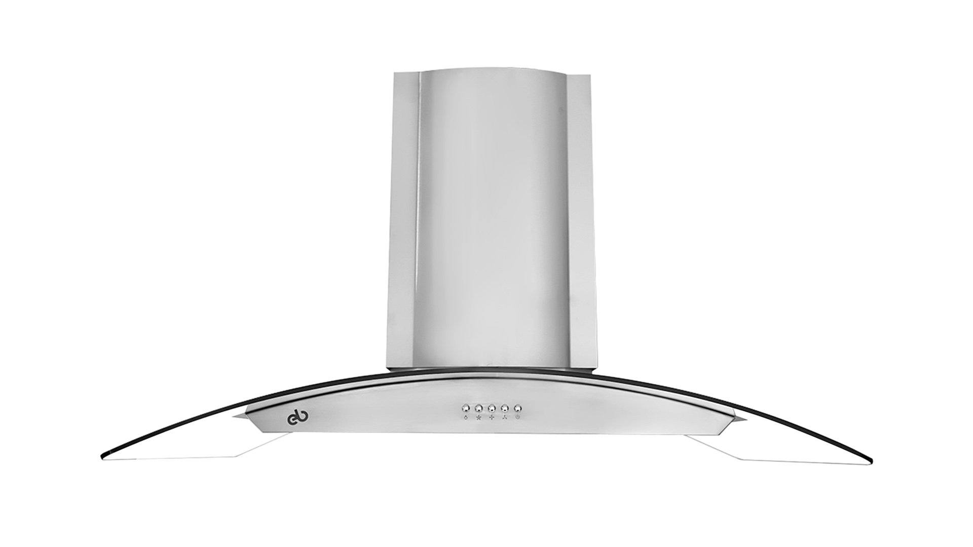 Campana Pared 90 cm EB EB-388C Cristal inox Acero 01 - ALKIA