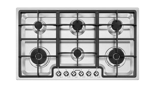 Parrilla Gas 90 cm Smeg PGF96K2 Inox Satinado 01 - ALKIA