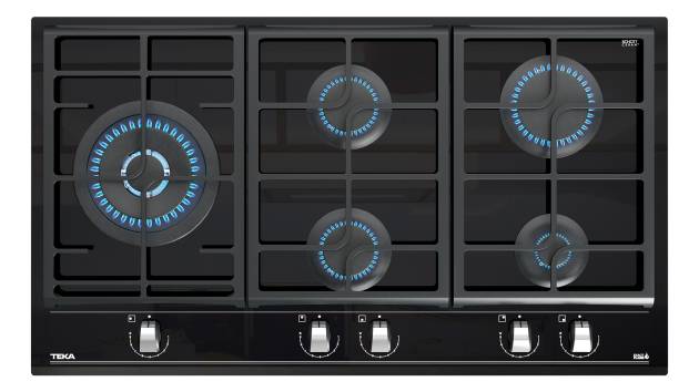 Parrilla Gas 90 cm Teka GZC 95320 XBB Vitrocerámica Negro 01 - ALKIA