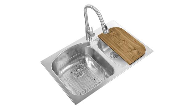 Tarja Empotrar/ submontar 84 x 56 cm Teka DM 33.22 2C 9MJ Inox Acero 01 - ALKIA